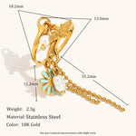 Load image into Gallery viewer, Pearl Daisy Tassel Ring