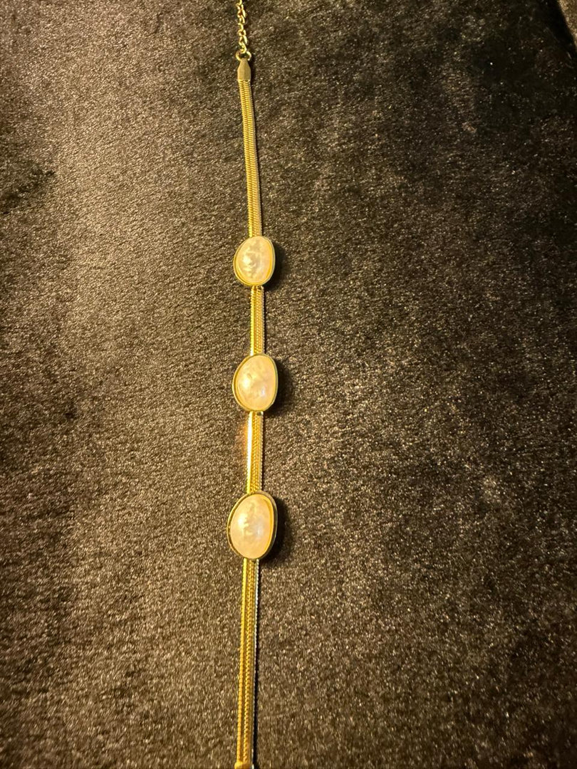 White Pearl Bracelet