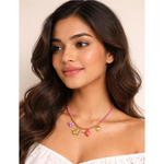 Load image into Gallery viewer, Braided Rope Flower Shell Neckless