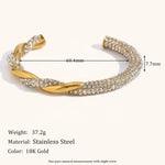 Load image into Gallery viewer, luxury twist bangle