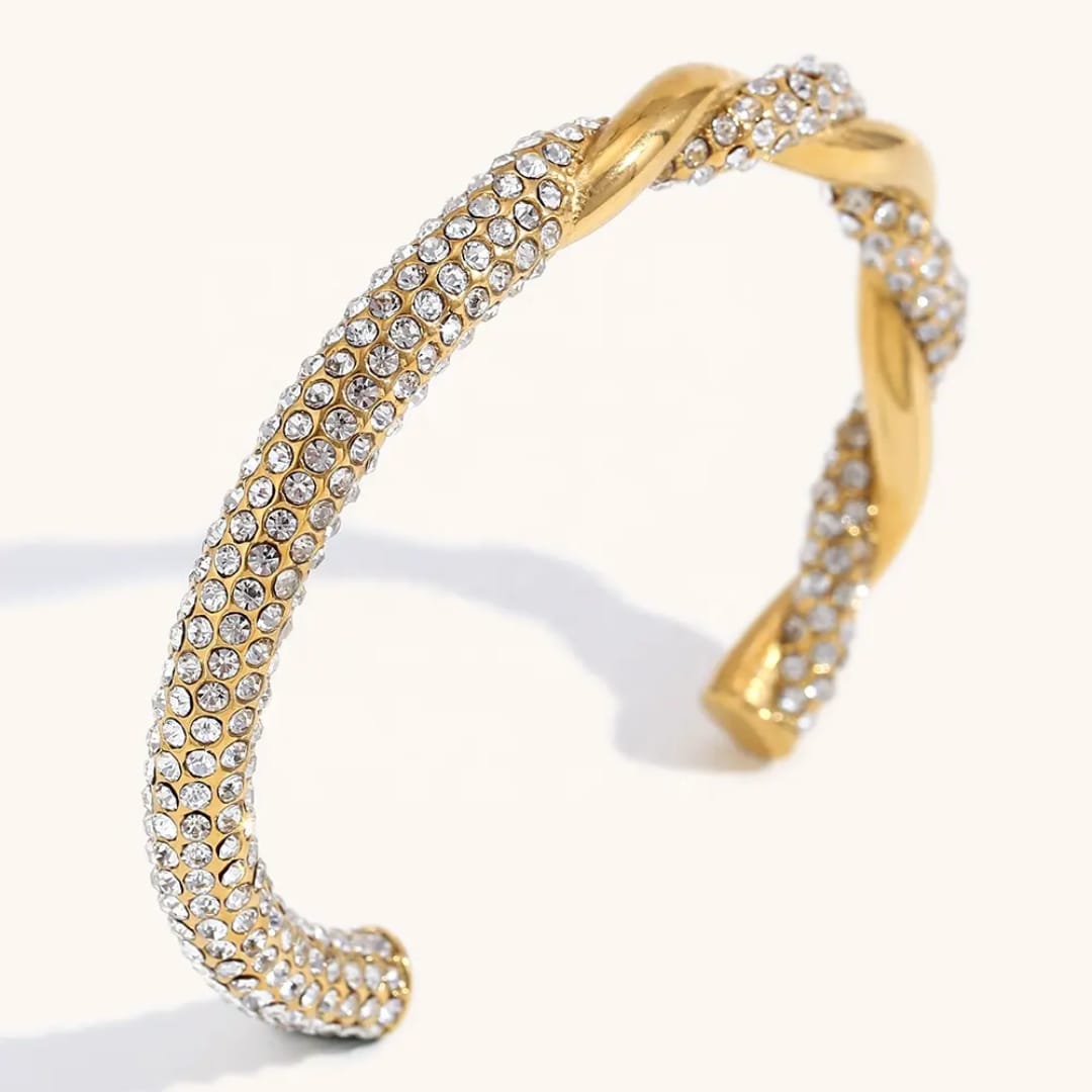 luxury twist bangle