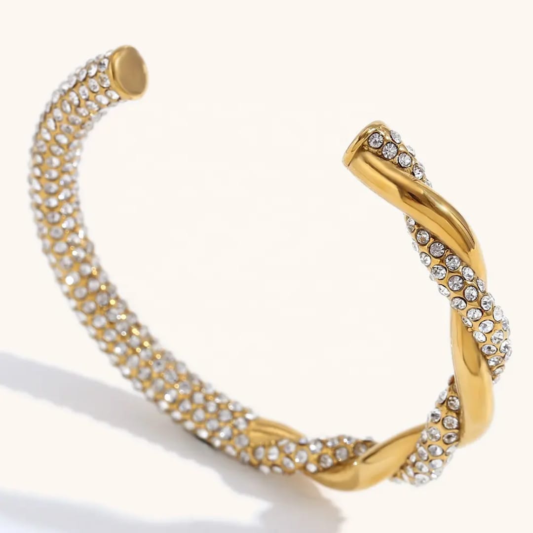 luxury twist bangle